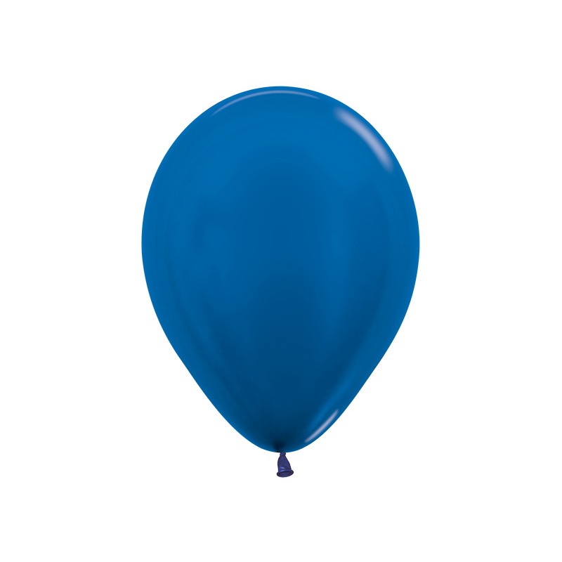 R12 540 Balon okrągły 12" metalik niebieski
