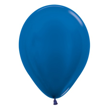 R12 540 Balon okrągły 12" metalik niebieski