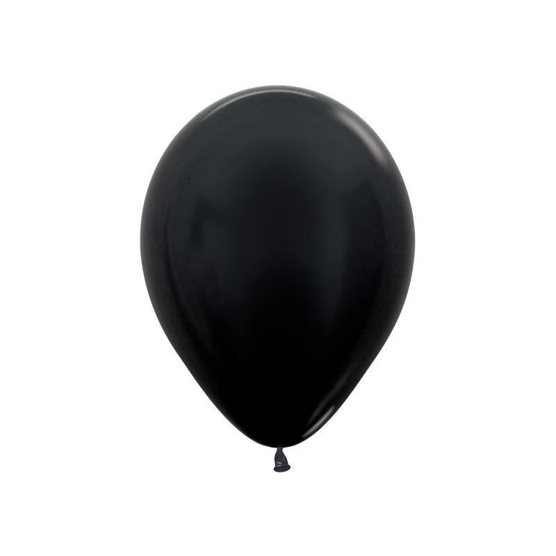 R12 580 Balon okrągły 12" metalik czarny