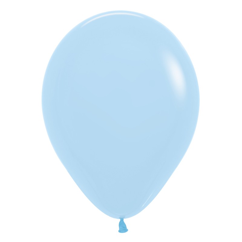 R12 640 Balon okrągły 12" pastel mat niebieski