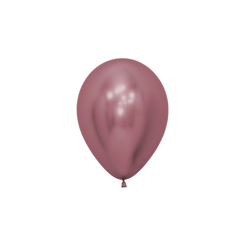 R12 909 Balon okrągły 12" reflex różowy