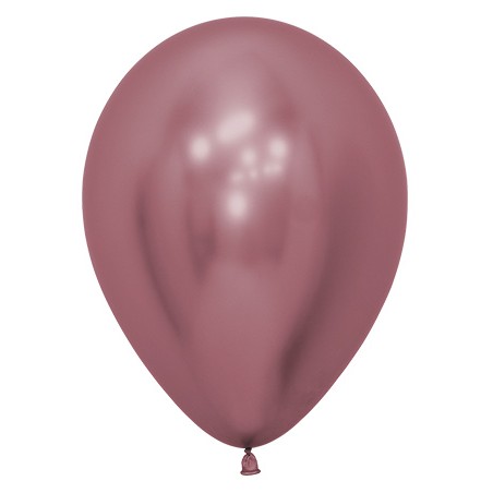 R12 909 Balon okrągły 12" reflex różowy