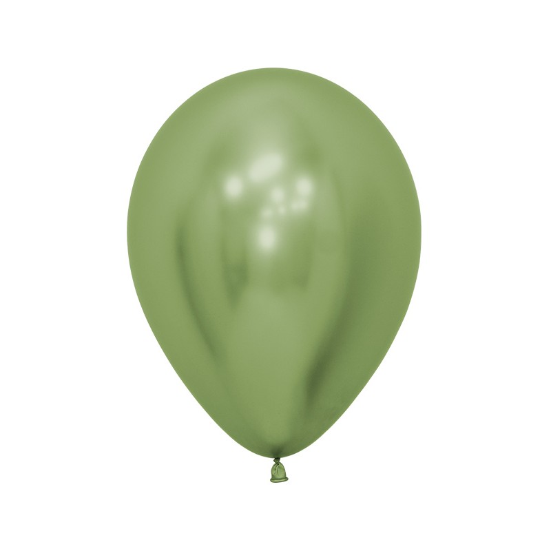 R12 931 Balon okrągły 12" reflex limonkowy