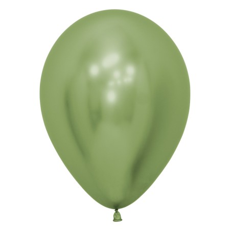 R12 931 Balon okrągły 12" reflex limonkowy