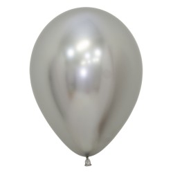 R12 981 Balon okrągły 12" reflex srebrny