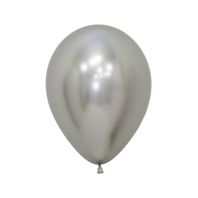 R12 981 Balon okrągły 12" reflex srebrny
