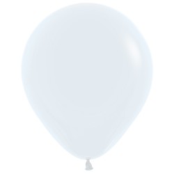 R18 005 Balon okrągły 18"  biały
