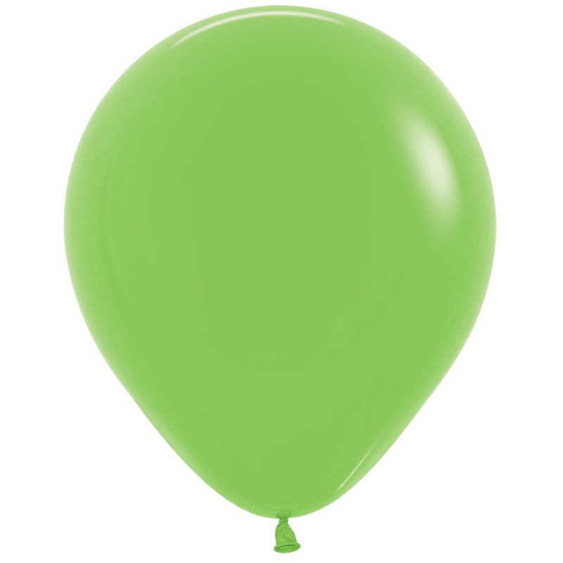 R18 031 Balon okrągły 18"  limonka