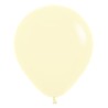 R18 620 Balon okrągły 18" pastel mat żółty