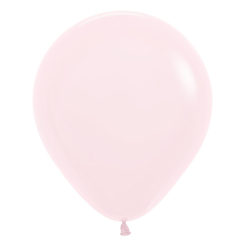 R18 609 Balon okrągły 18" pastel mat różowy