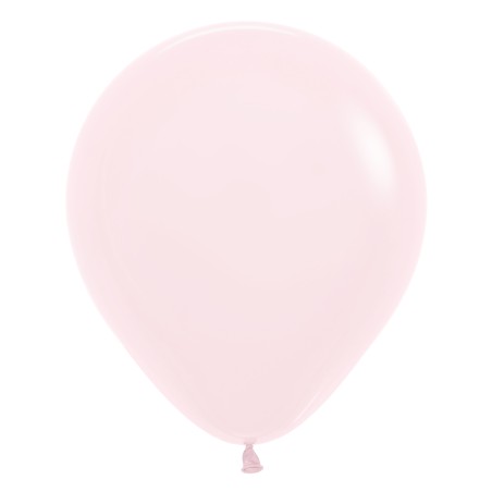 R18 609 Balon okrągły 18" pastel mat różowy