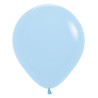 R18 640 Balon okrągły 18" pastel mat niebieski