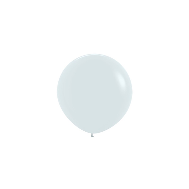 R24 005 Balon kulisty 24" biały