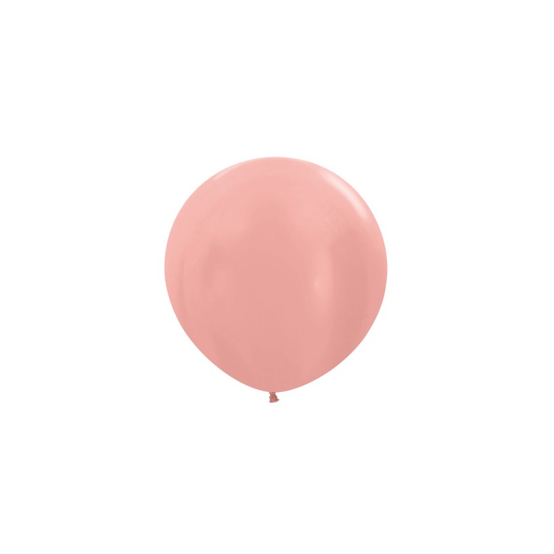 R24 568 Balon okrągły 24" metalik różowe złoto