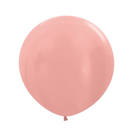 R24 568 Balon okrągły 24" metalik różowe złoto