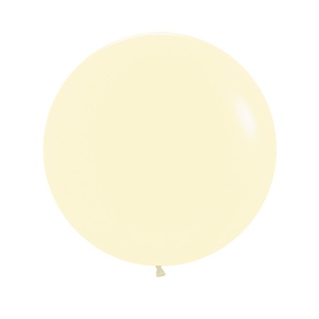 R24 620 Balon okrągły 24" żółty Pastel Matte