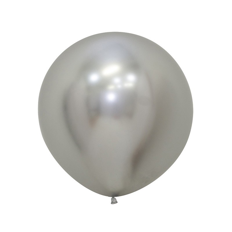 R24 981 Balon kulisty 24" reflex srebrny