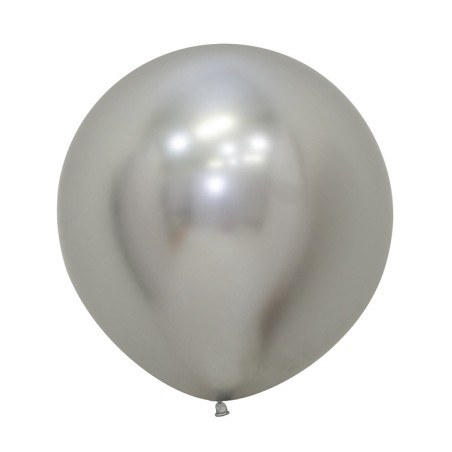 R24 981 Balon kulisty 24" reflex srebrny