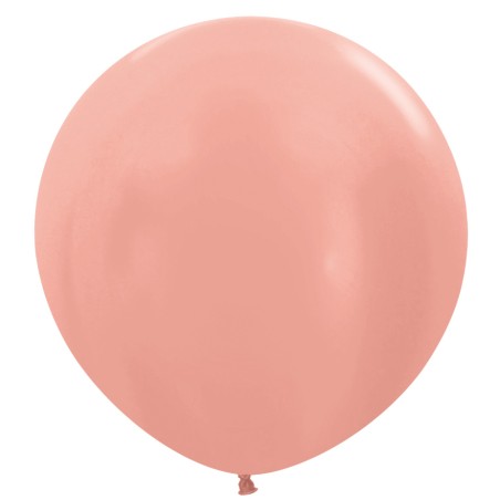 R36 568S Balon kulisty 36" metalik różowe złoto