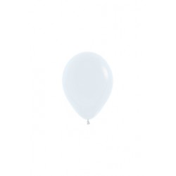 R5 005 Balon okrągły 5" biały (White)
