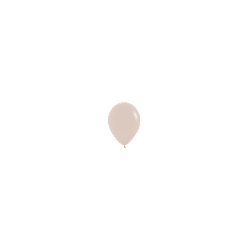 R5 071 Balon okrągły 5" biały piasek (White Sand)