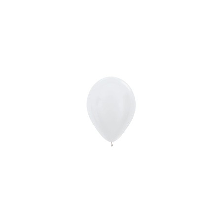 R5 405 Balon okrągły 5" perłowy biały (Pearl White)