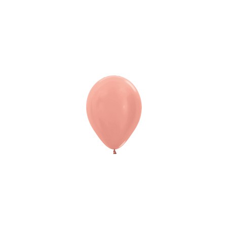 R5 568 Balon okrągły 5" metalik różowe złoto (Metallic Rosegold)