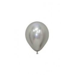 R5 981 Balon okrągły 5" reflex srebrny (Reflex Silver)