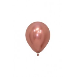 R5 968 Balon okrągły 5" reflex różowe złoto (Reflex Rose Gold)