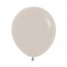 R18 071 Balon okrągły 18" biały piasek