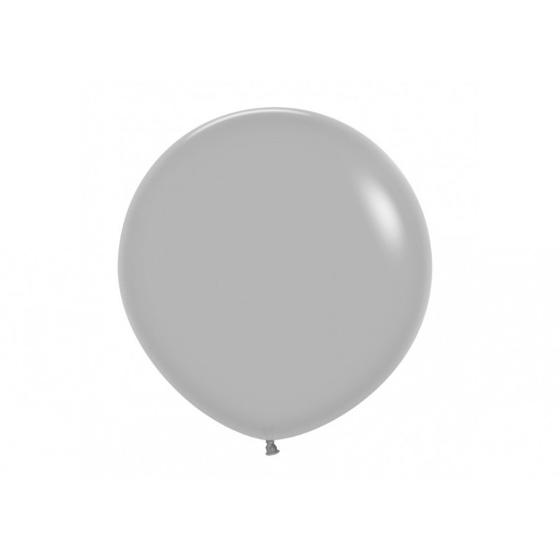 R24 081 Balon okrągły 24" szary