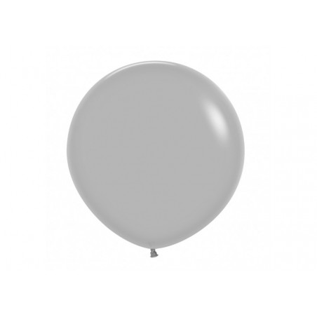 R24 081 Balon okrągły 24" szary