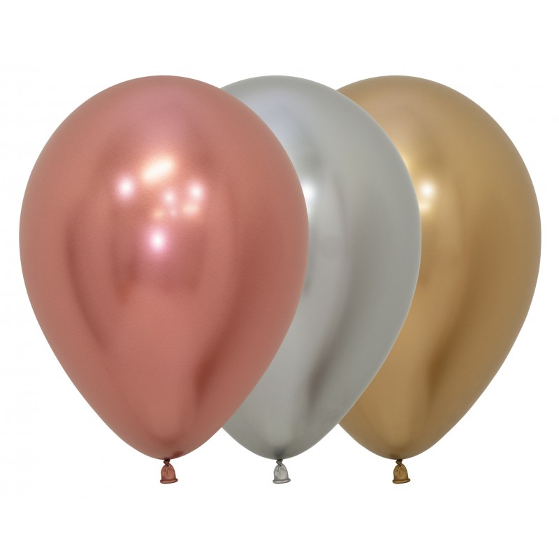 R12 900LUX Balon okrągły 12" reflex deluxe mix