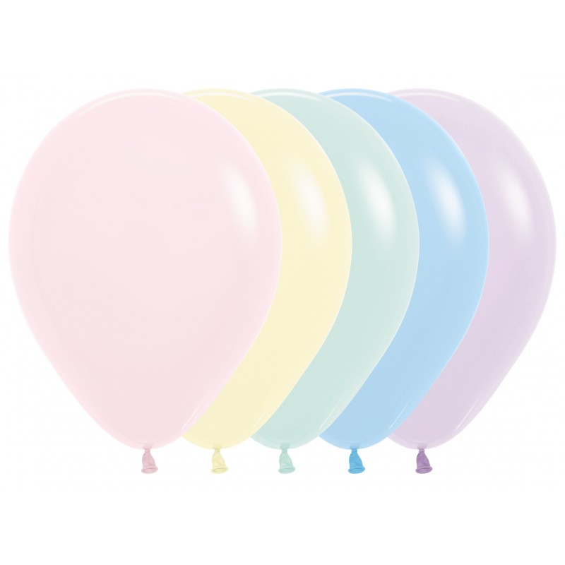 R12 600 Balon okrągły 12" pastel matte mix