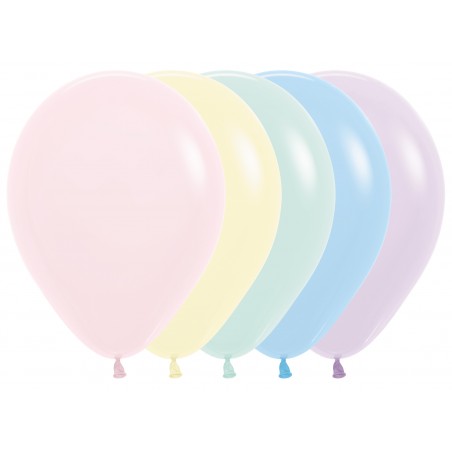 R12 600 Balon okrągły 12" pastel matte mix