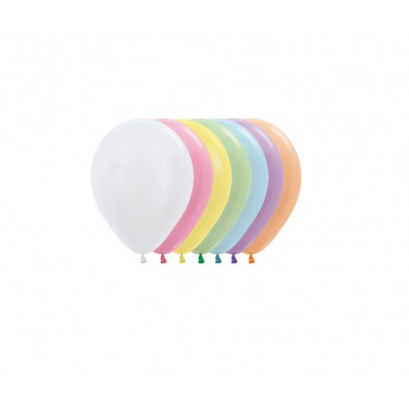 R5 400 Balon okrągły 5" perłowy mix