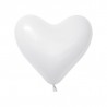 HRT12 005 Balon serce 12" biały
