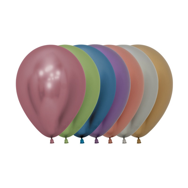 R12 900S Balon okrągły 12" reflex MIX