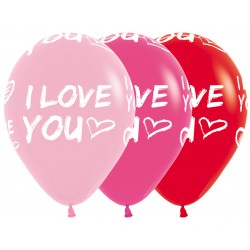 Balon z nadrukiem I Love You