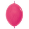 LOL12 012 Balon z łącznikiem 12" fuksja