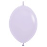Balon z łącznikiem 12" pastelowy lila