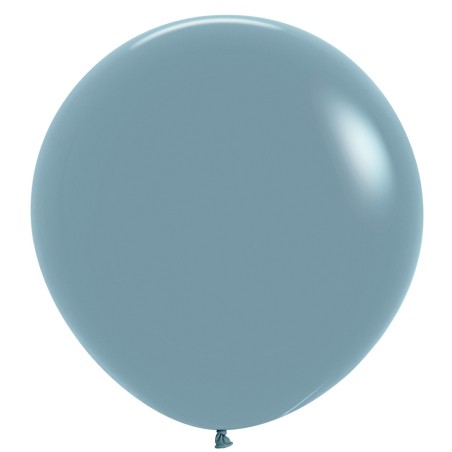 R24 140 Balon okrągły 24" pastel dusk niebieski