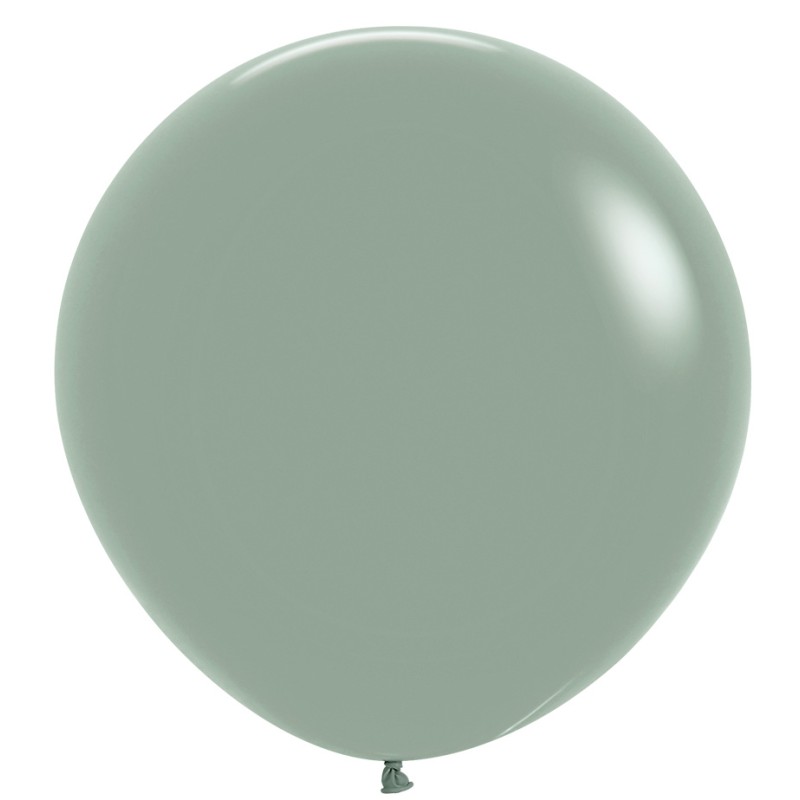 R24 127 Balon okrągły 24" pastel dusk laurowa zieleń
