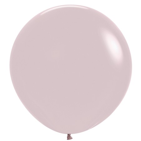 R24 110 Balon okrągły 24" pastel dusk różany