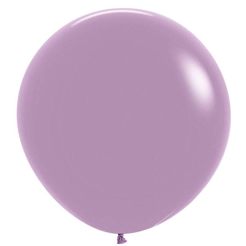 R24 150 Balon okrągły 24" pastel dusk lawendowy