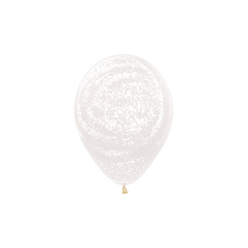 R12 GRAF005 Balon okrągły 12" Graffiti biały