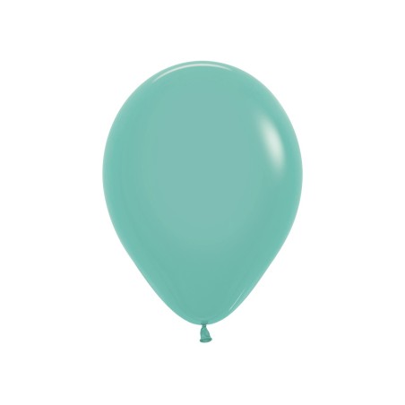 R9 037 Balon okrągły 9" akwamaryna (Aquamarine)