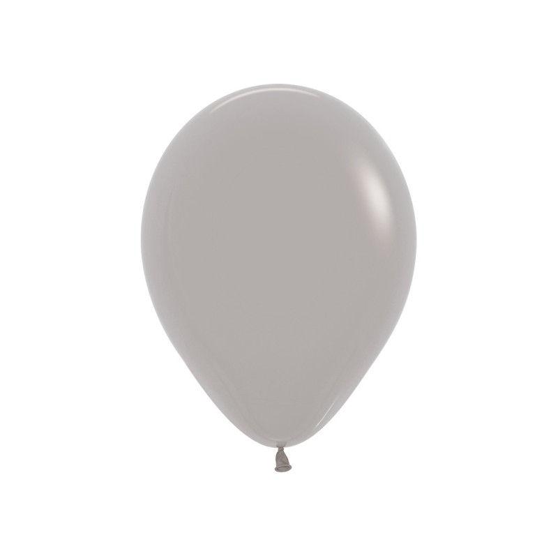 R9 081 Balon okrągły 9" szary (Grey)
