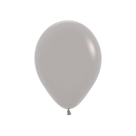 R9 081 Balon okrągły 9" szary (Grey)