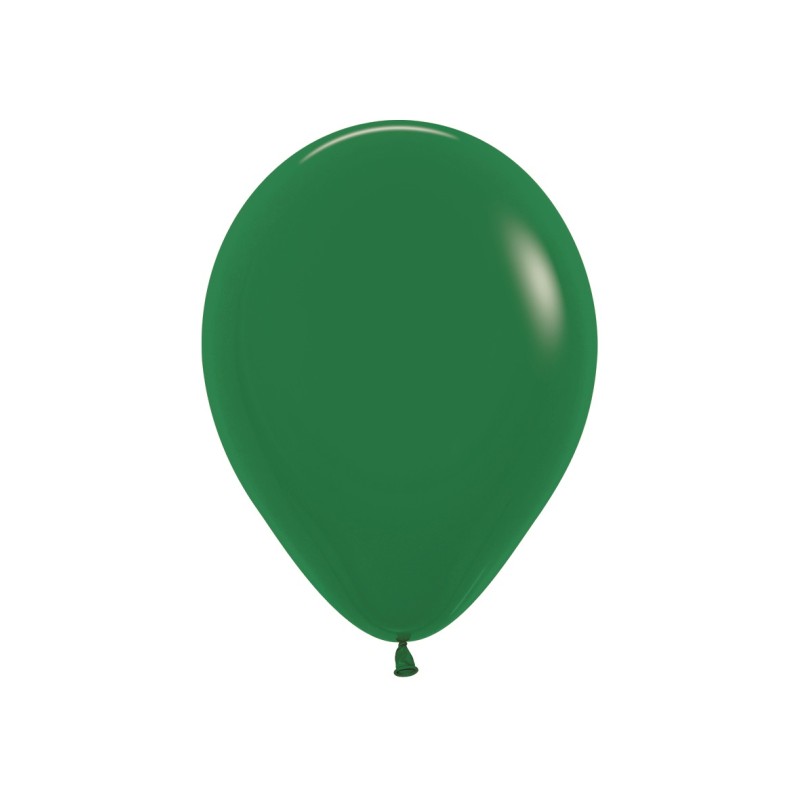 R9 032 Balon okrągły 9"  leśna zieleń (Forest Green)